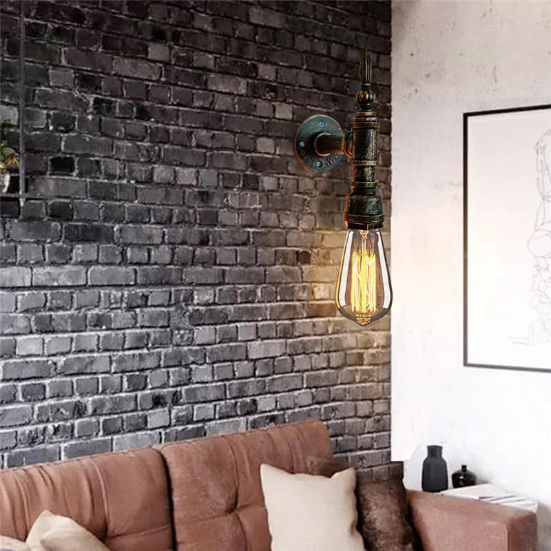 Retro Pipe Sconce, view 6