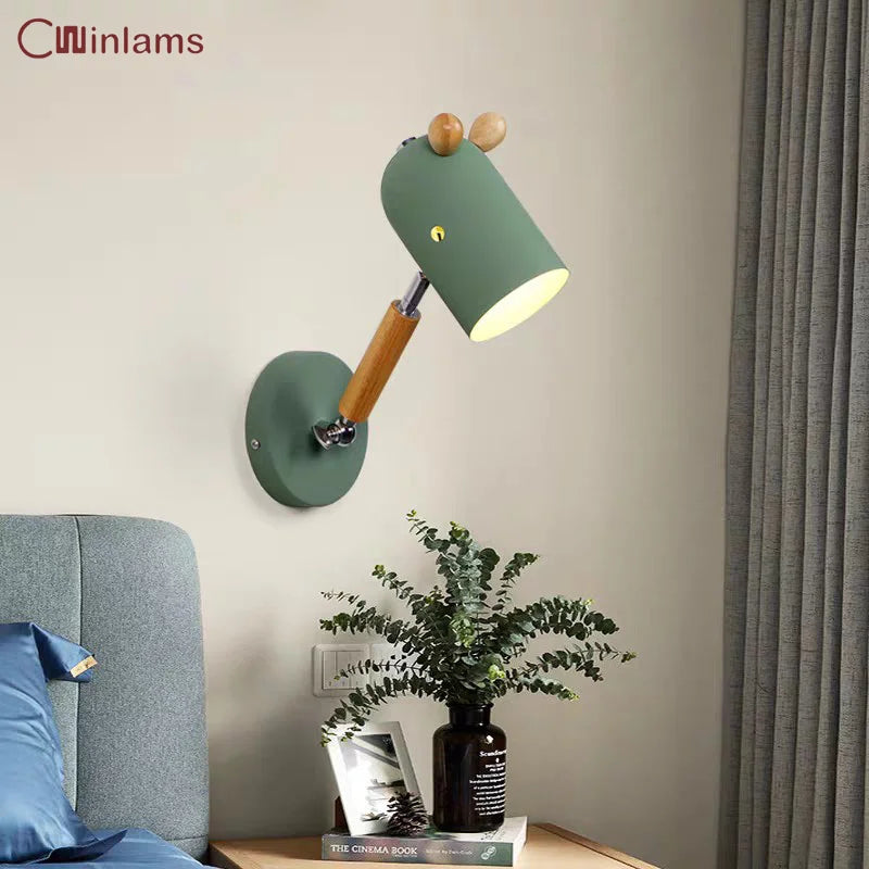 Kids cartoon wall light