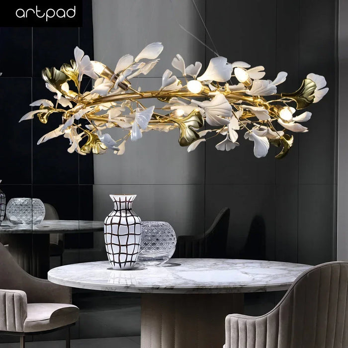 Leaf pendant light