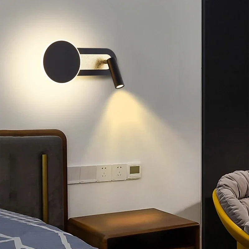 Nordic rotating LED wall light