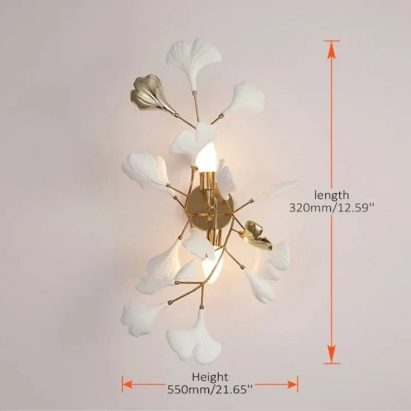 Luxury Ginkgo LED Chandelier, view 7
