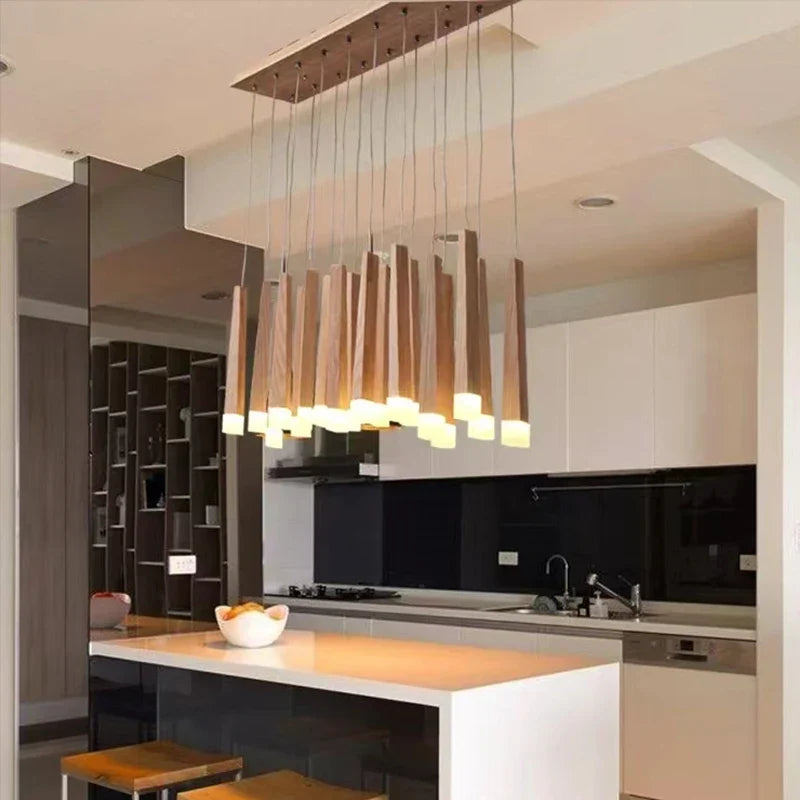 Modern wood light