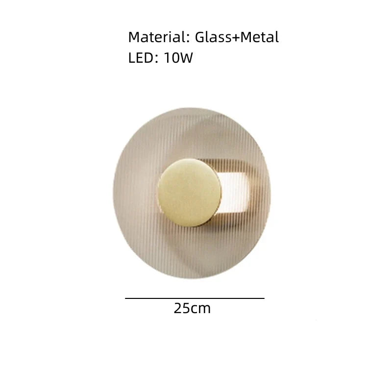 Elliptical Glass Sconce, view 11
