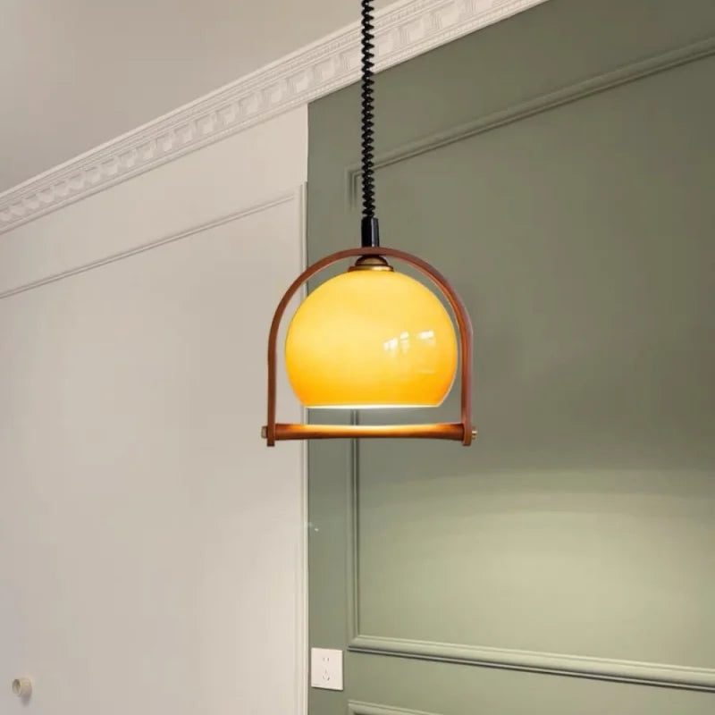 Clear glass lamp