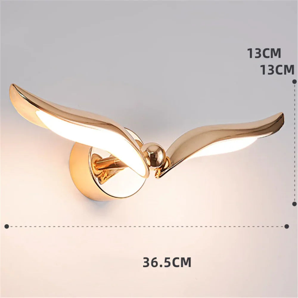 Gold Seagull LED Light, view 4