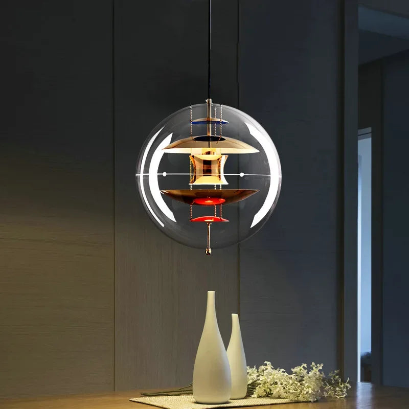 Planet Glass Pendant, view 4
