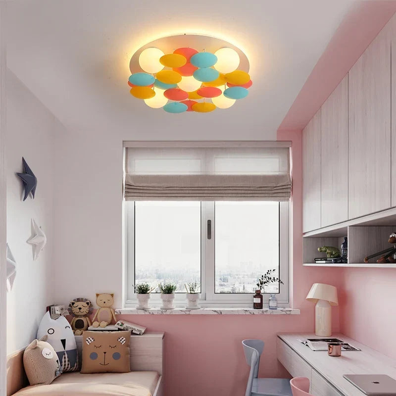 Blue flush mount