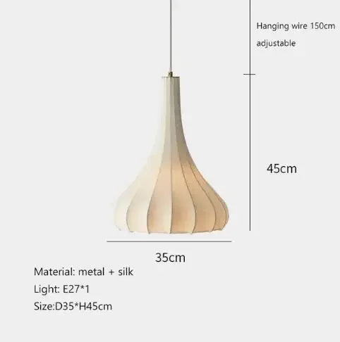 Italian Silk Pendant, view 10