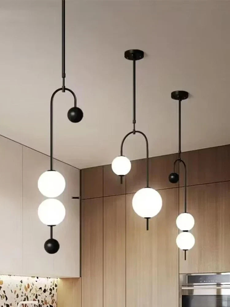 Modern glass light