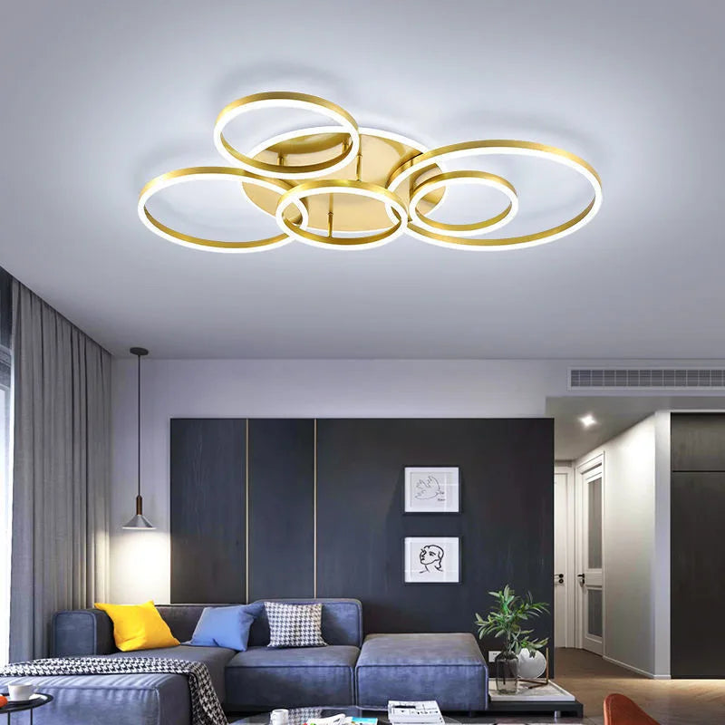 Multi ring dimmable light