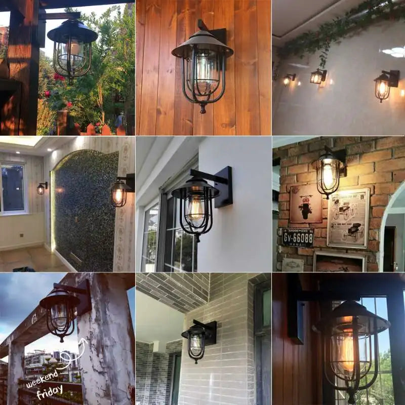 Vintage outdoor sconce