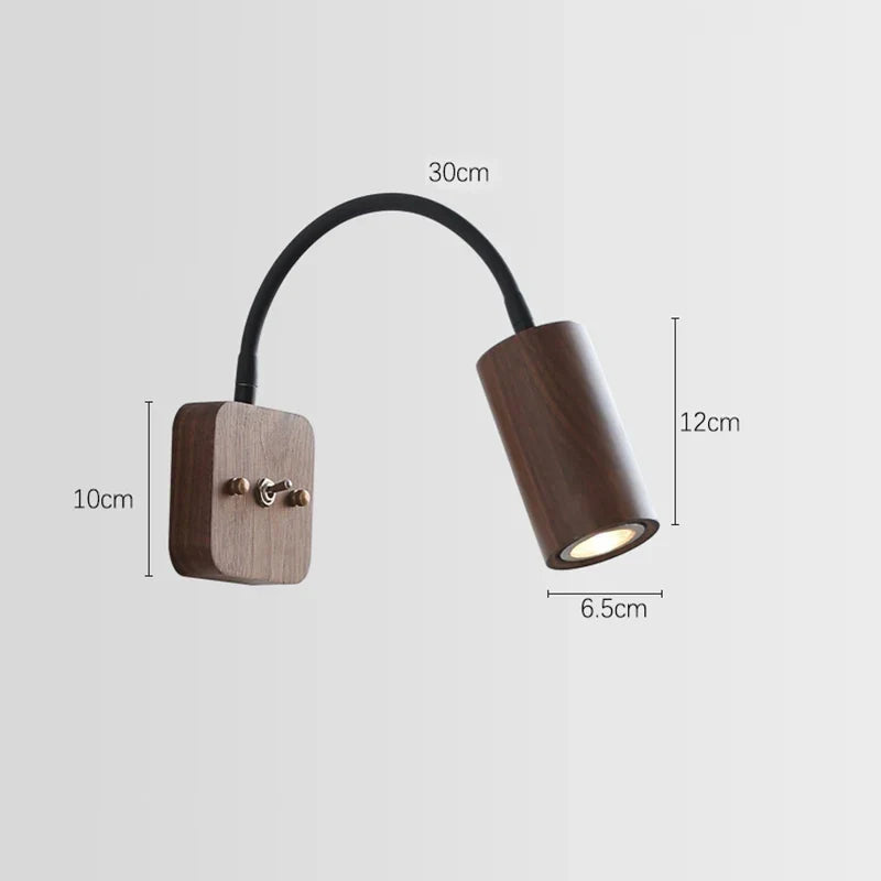 Walnut Rotating Sconce, view 6