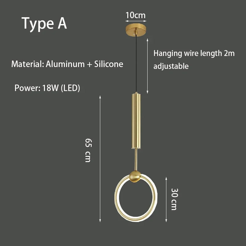 Luxury Minimalist Pendant, view 11
