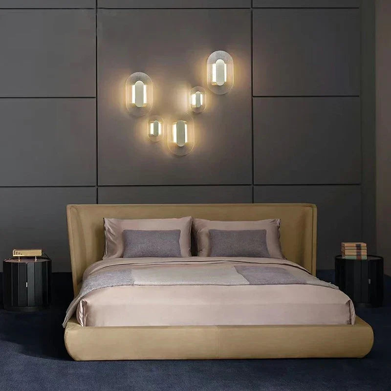 Elliptical Glass Sconce, view 3