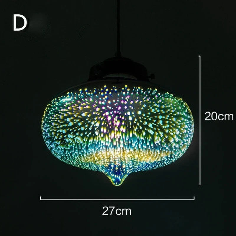 Colored Glass Pendant, view 15