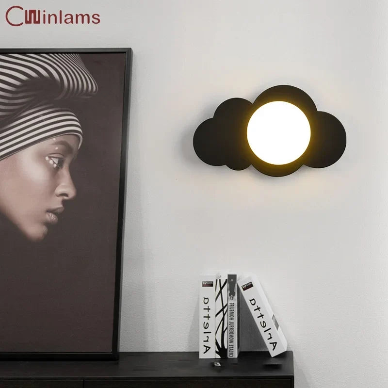 Cloud design wall light
