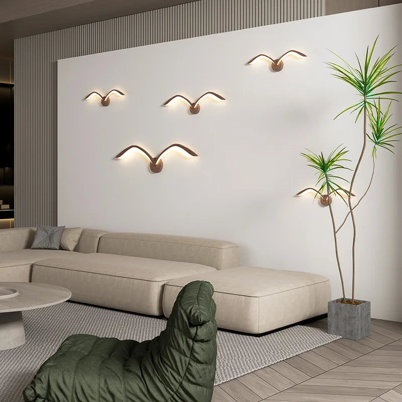 Coffee LED sconce