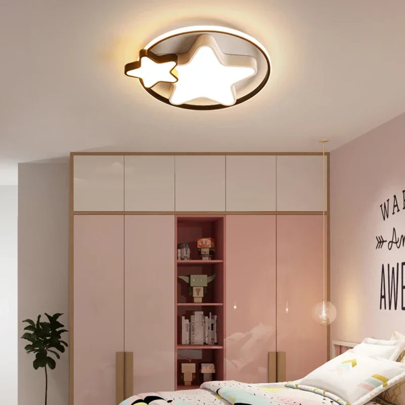 Black white LED chandelier