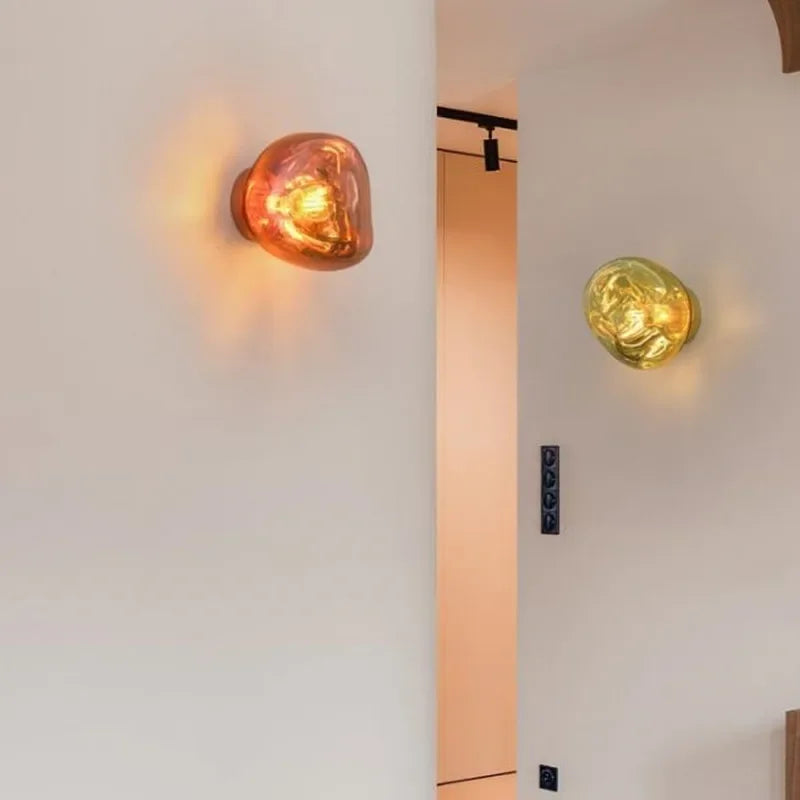Modern Glass LED Sconce, view 4