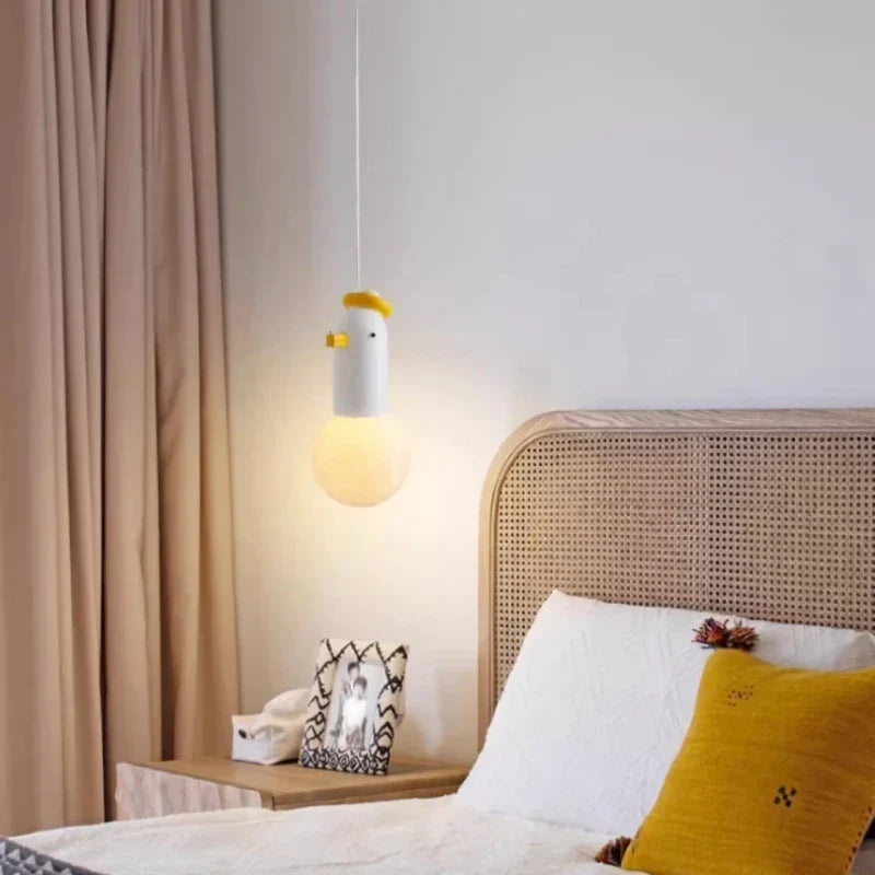 Kids Duck Pendant Light, view 3