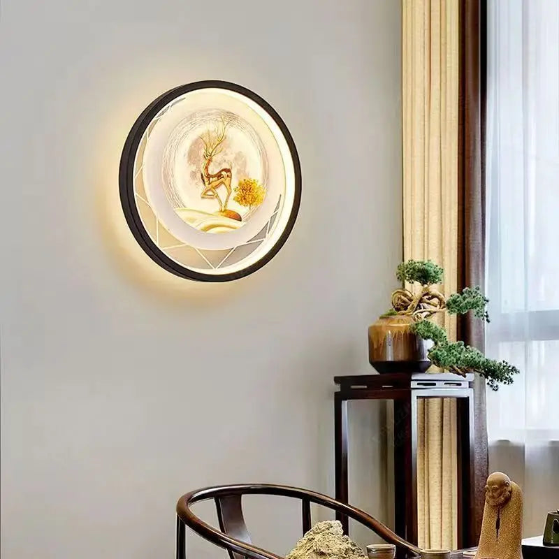 Round Glass LED Light, view 4