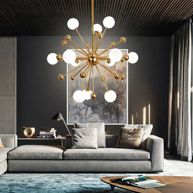 Dandelion Glass Chandelier, view 5