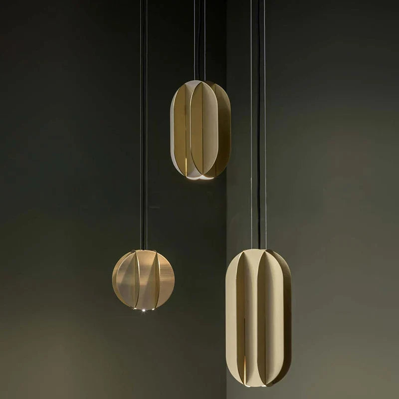 Minimalist copper pendant