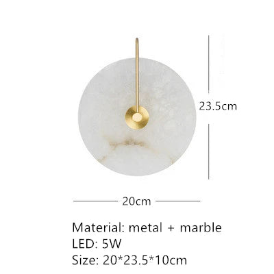 Marble Art Deco Light, view 19