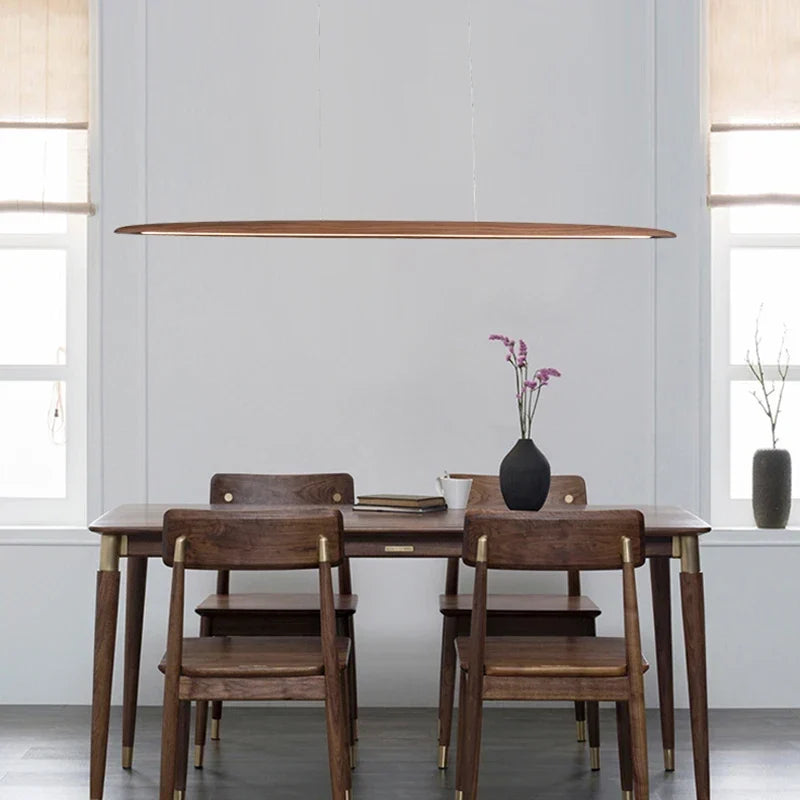 Nordic wood LED pendant