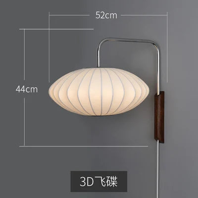 Silk Ball Wall Light, view 8
