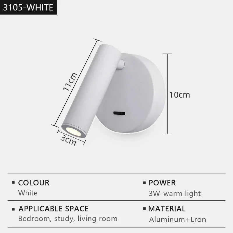 Rotating Reading Light, view 8