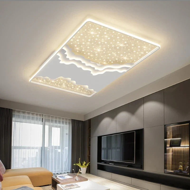 Smart LED flush mount
