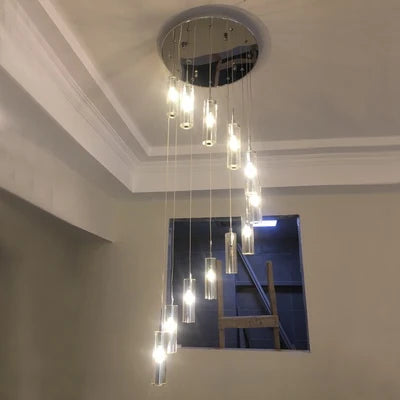 Spiral Crystal Chandelier, view 8