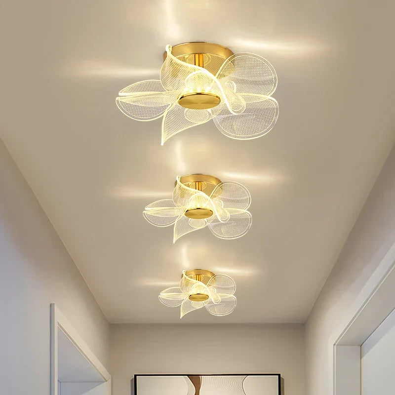 Gold flush mount