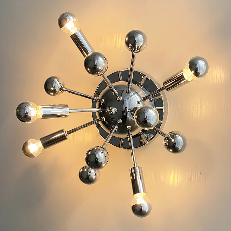 Medieval Chrome Sconce, view 3