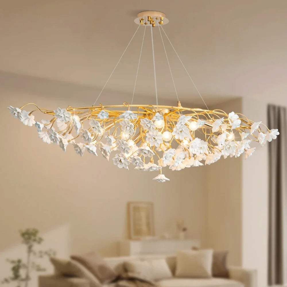 Romantic flower light