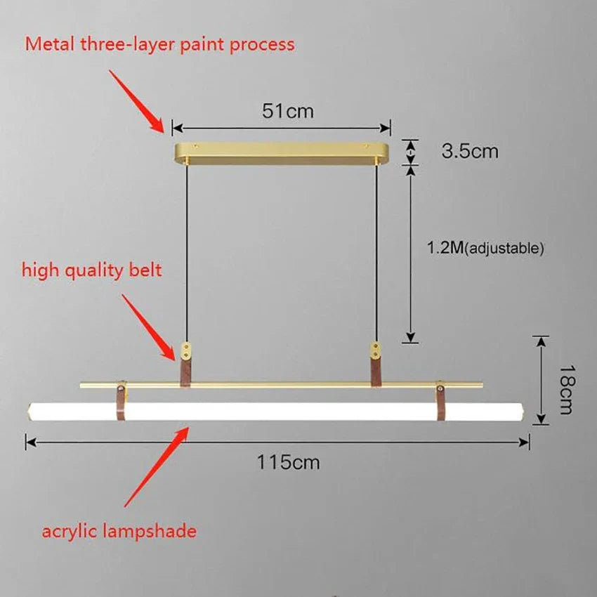 Long Tube Pendant, view 6