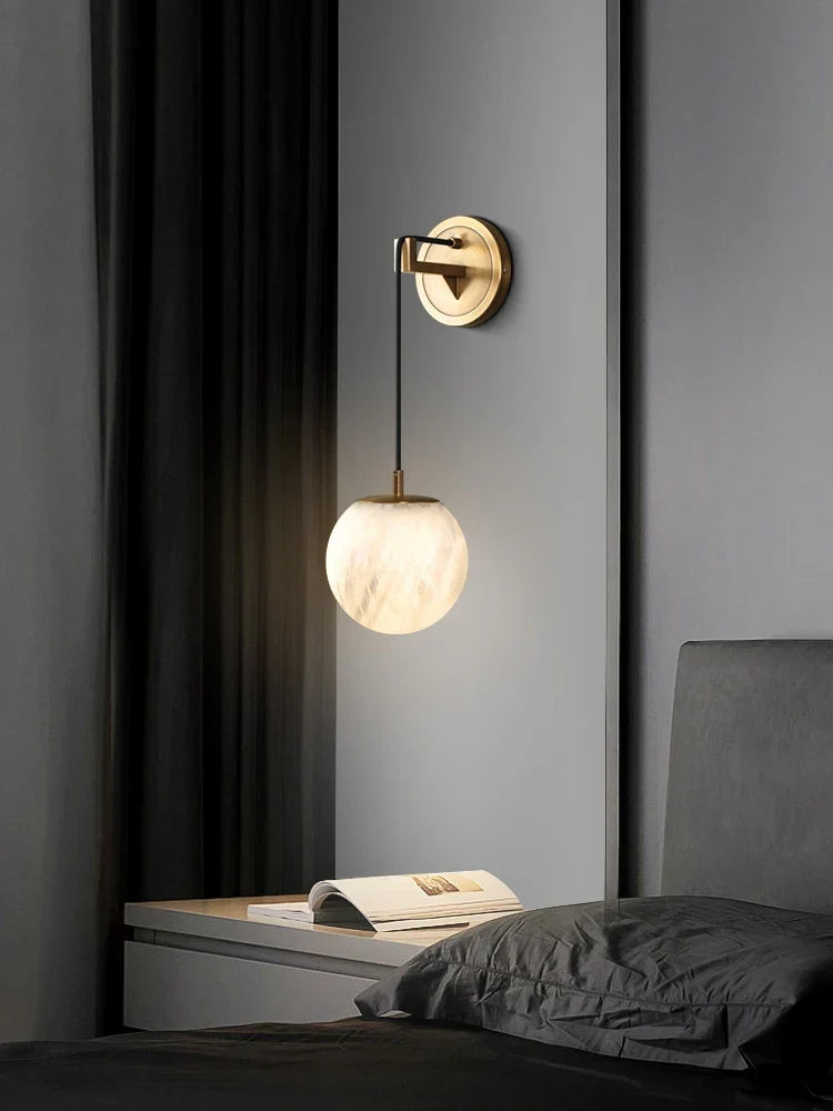 Fabric table lamp