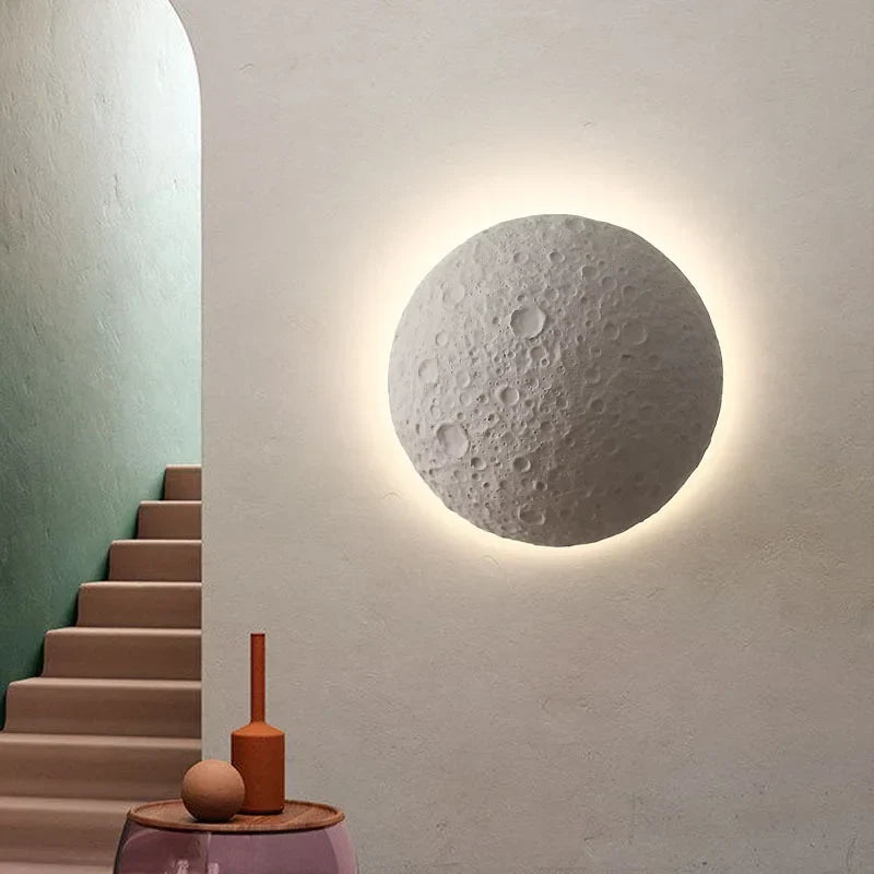 Moon sconce in a villa