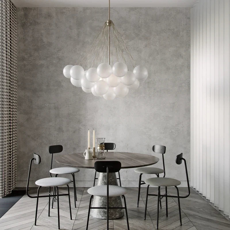Glass Balls Cluster Chandelier, view 5