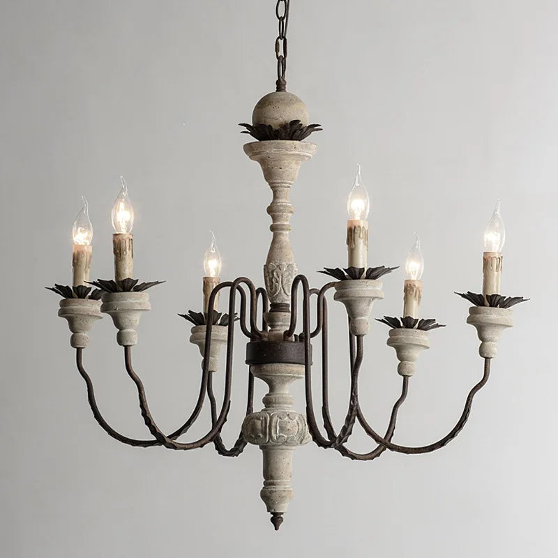 Rustic wood light