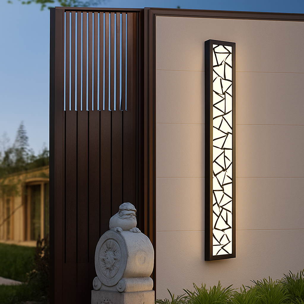 Remote dimming wall light