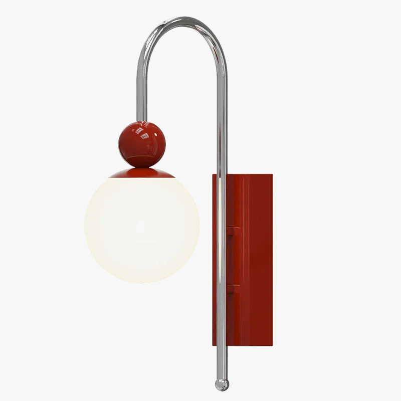 Metal Glass LED Sconce, view 6