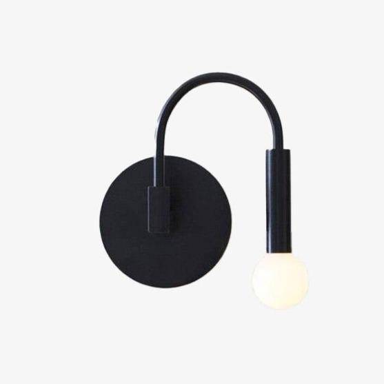 Modern hanging bulb LED wall light