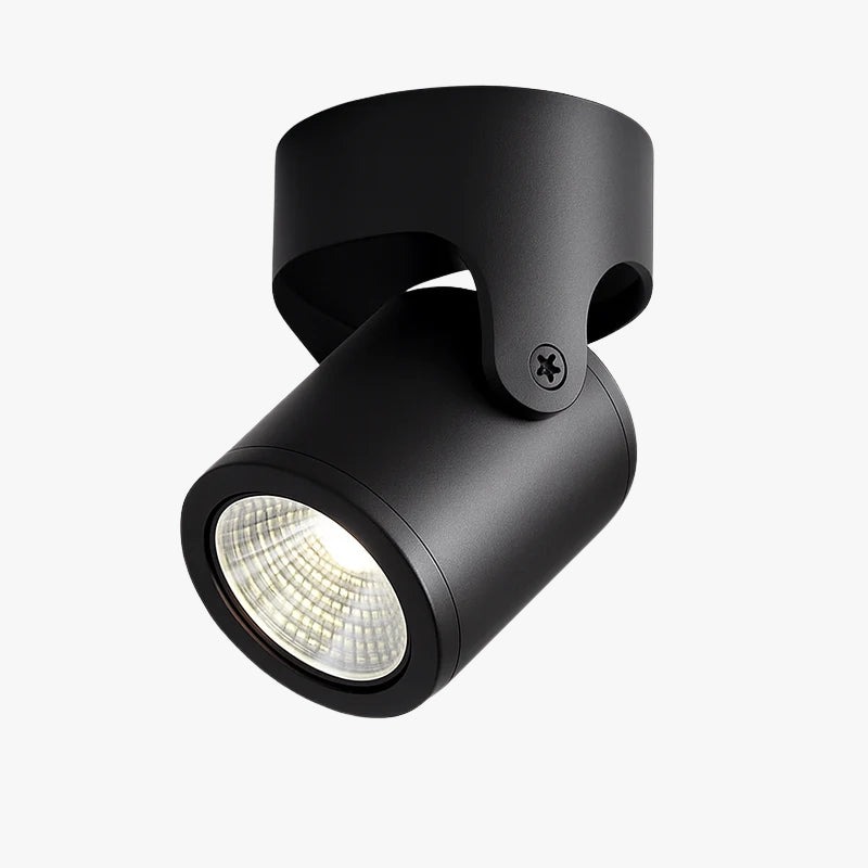 Rotating surface-mount spotlight