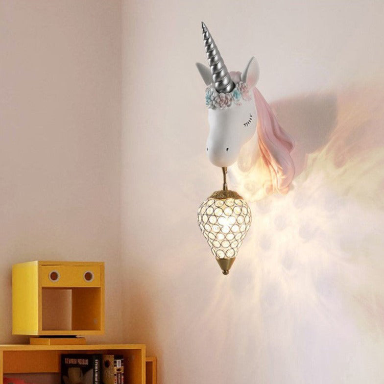 Eysa Unicorn Wall Light, view 6