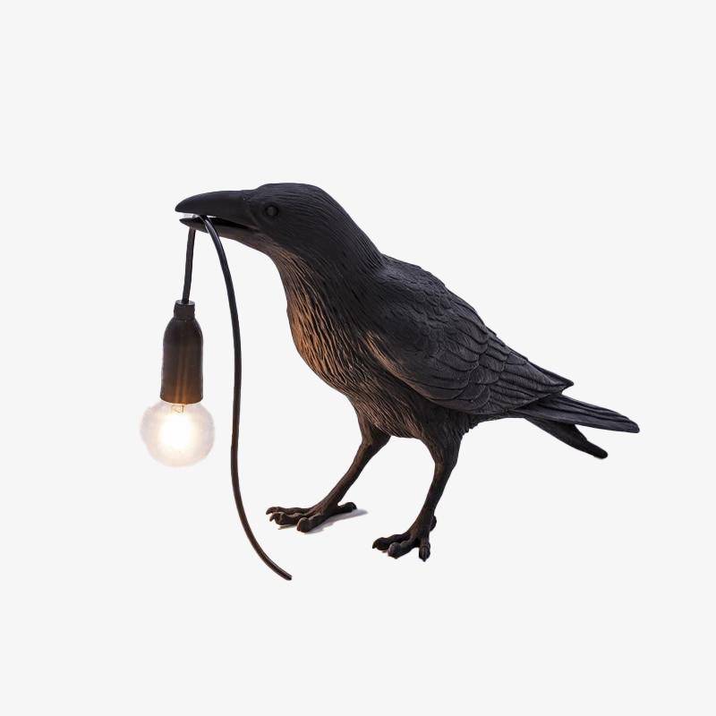 Bird lamp wall light