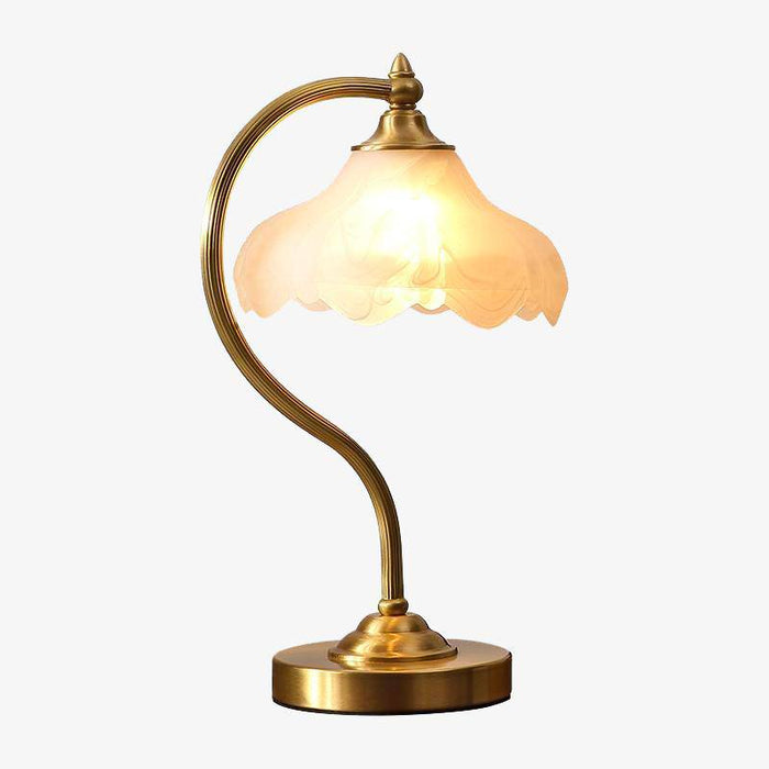 Gold table lamp