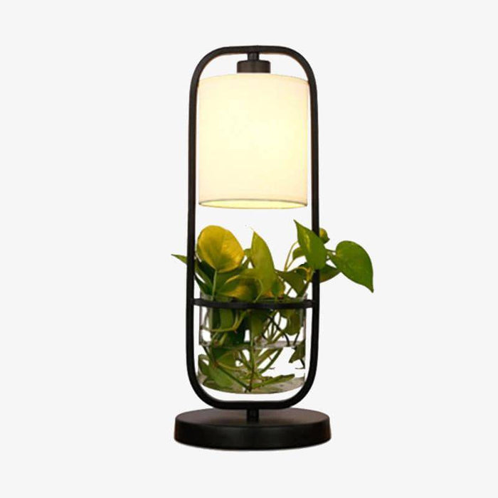 Plant table lamp