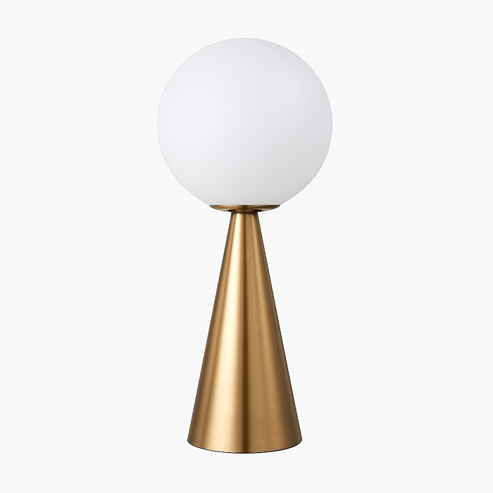 Gold bedside lamp